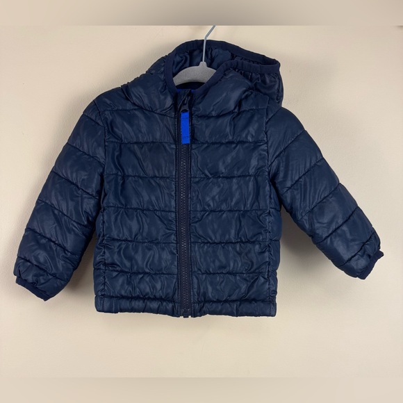 Primary Other - Primary Lightweight Puffer Jacket in Navy size 6-12M